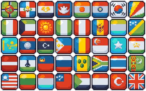 guess the pixel art flag: What if pixel art flags were not just visual puzzles but also coded messages?