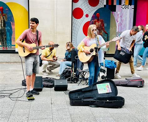 what is busking in music